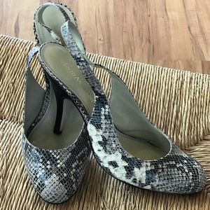 Gorgeous Snake Skin textured heels